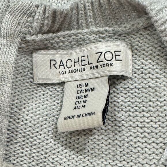 Rachel Zoe Pink Grey Colorblock Sweater Women’s Medium - Picture 3 of 4